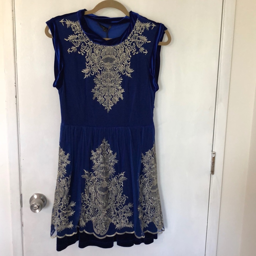 Viva Vena brand new velvet and tulle dress